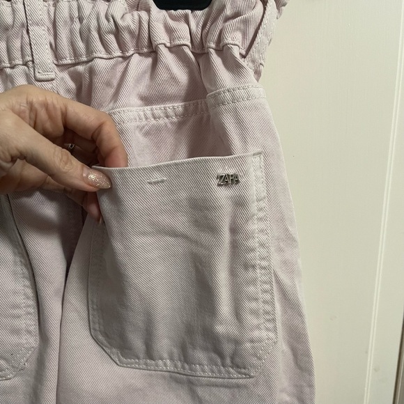 Zara Paperbag High Waisted Baggy Jeans Size 2 - Picture 7 of 13